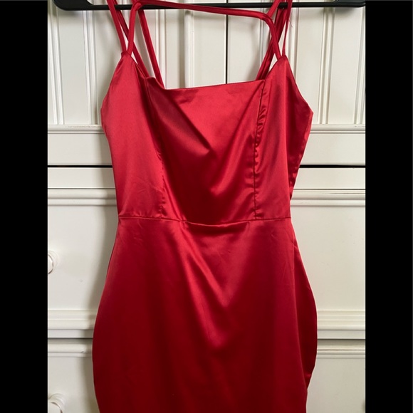 Oh Polly Red Dress - Picture 2 of 6